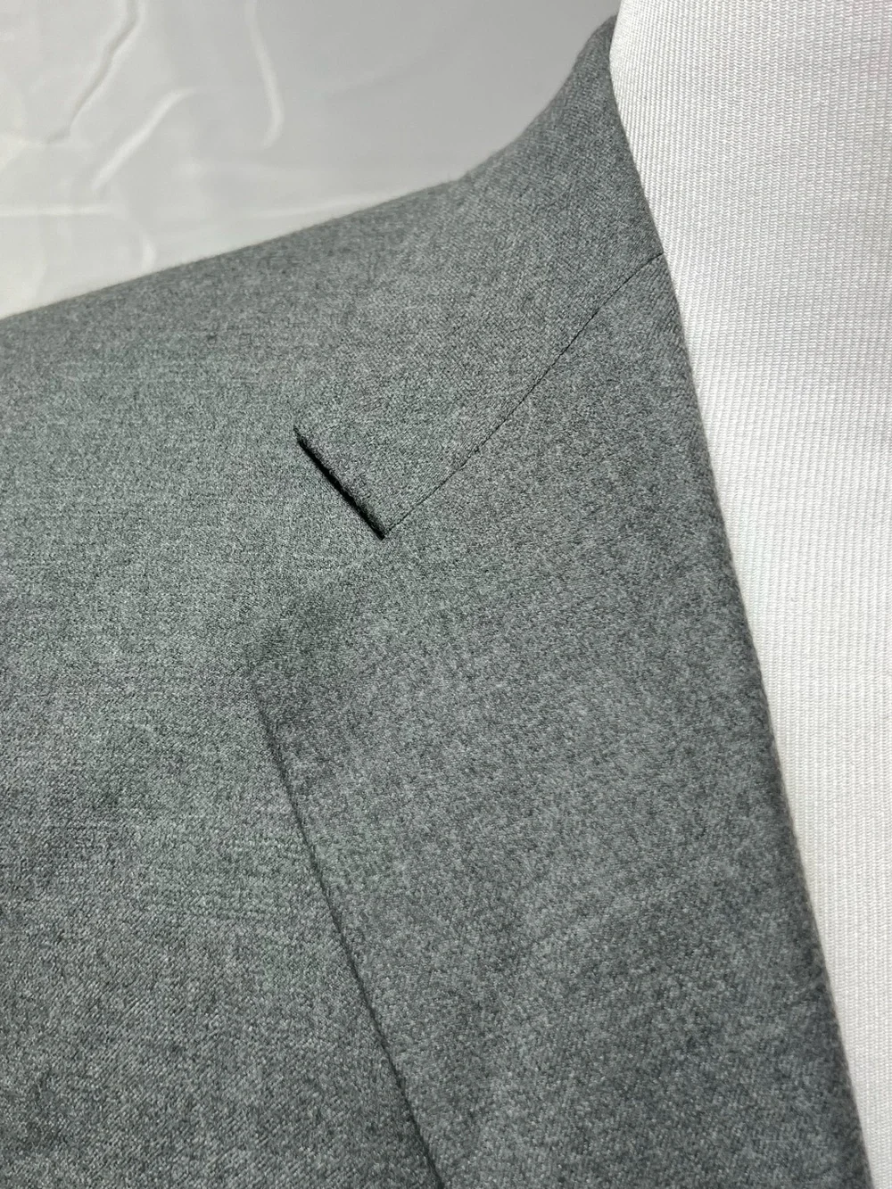 Ralph Lauren Men's 43R Gray Wool Cashmere Blend Blazer Suit Jacket